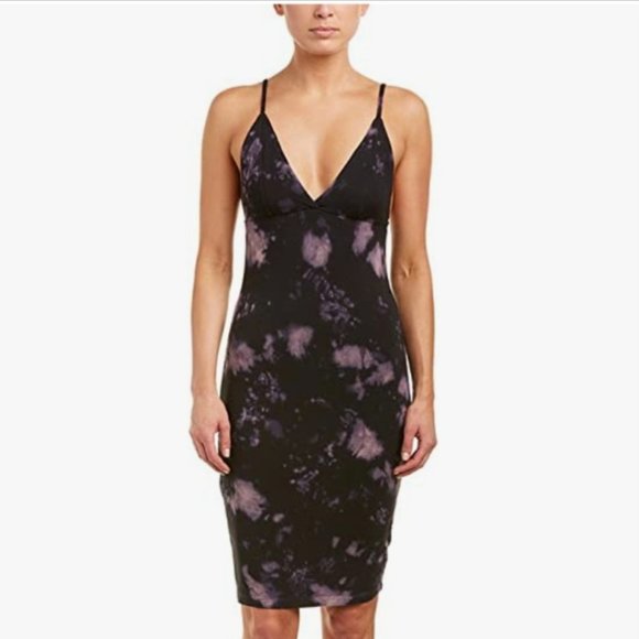 YFB Young Fabulous & Broke Fabian Dress - Small Tie dye Bodycon Modal S - Picture 1 of 10